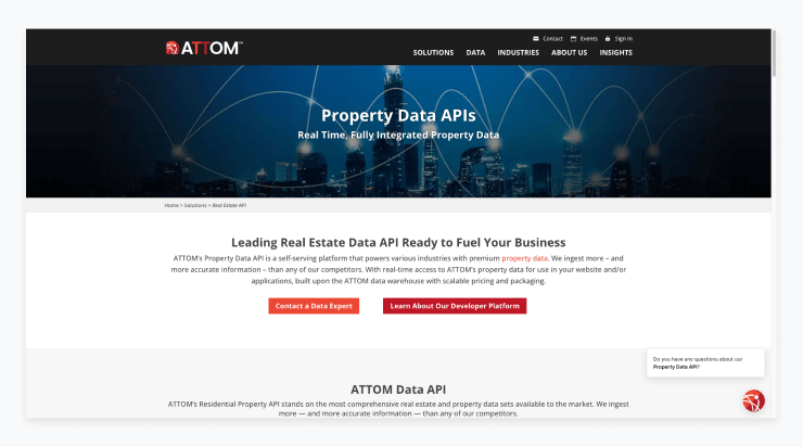 Attom Property Data Api