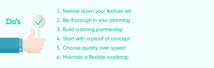 Do's of MVP Development