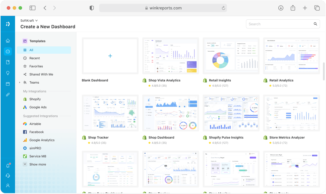 UX and UI Redesign for a Business Reporting SaaS