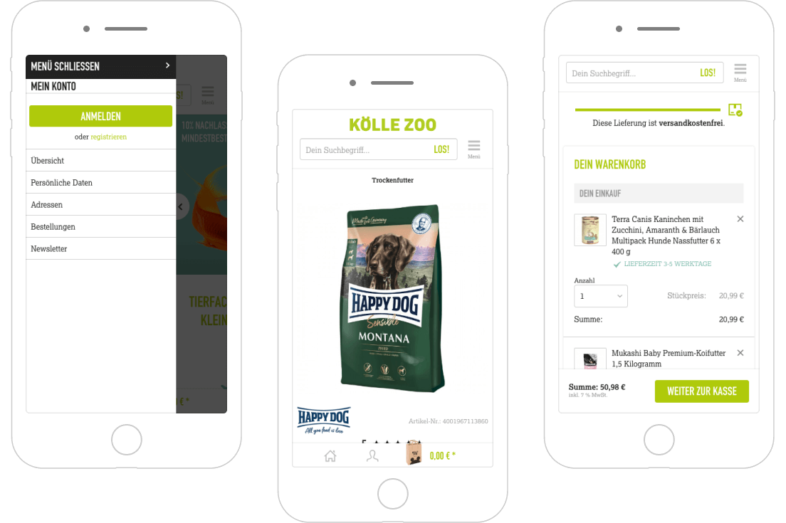 03 Shopware Shop Development Mobile